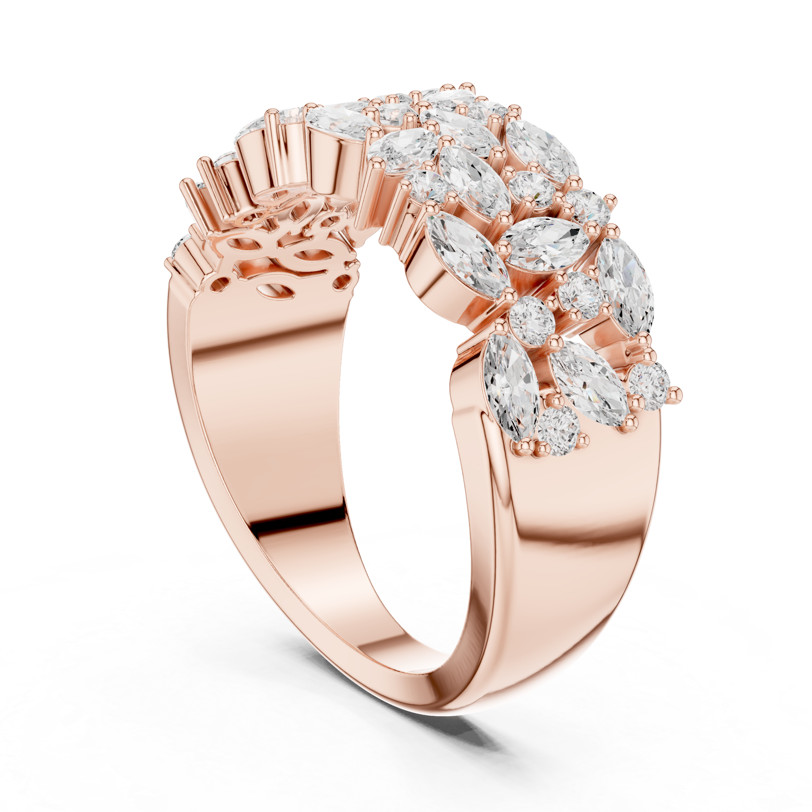 Asymmetric Balance Lab Grown Diamond Ring