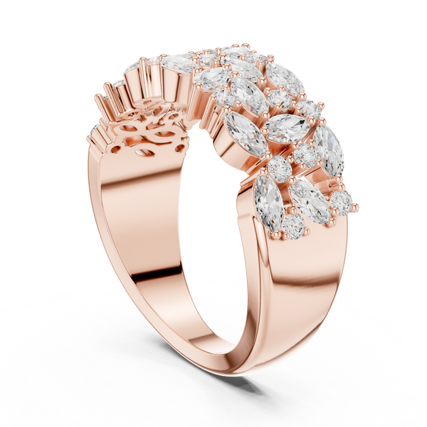 Asymmetric Balance Lab Grown Diamond Ring