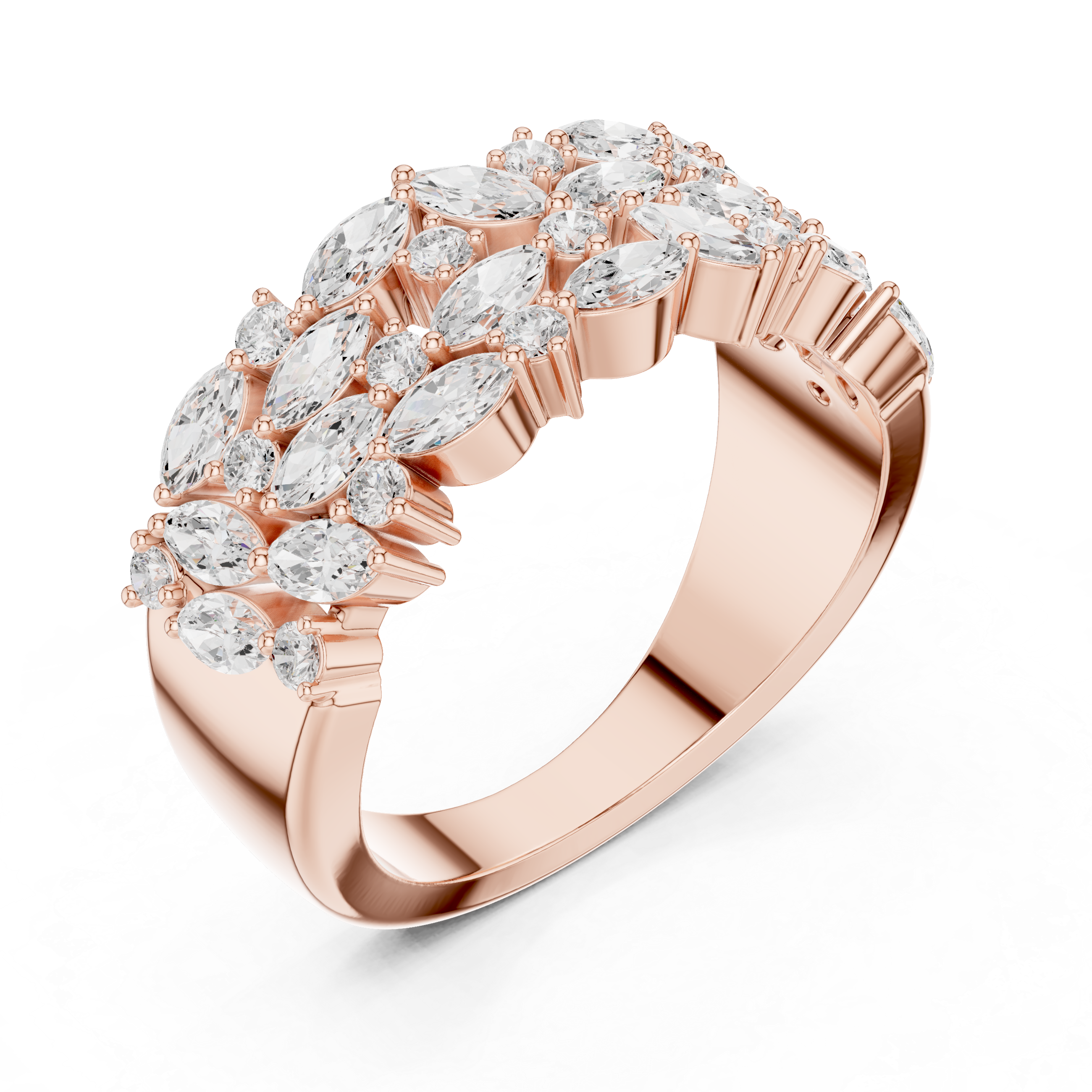 Asymmetric Balance Lab Grown Diamond Ring