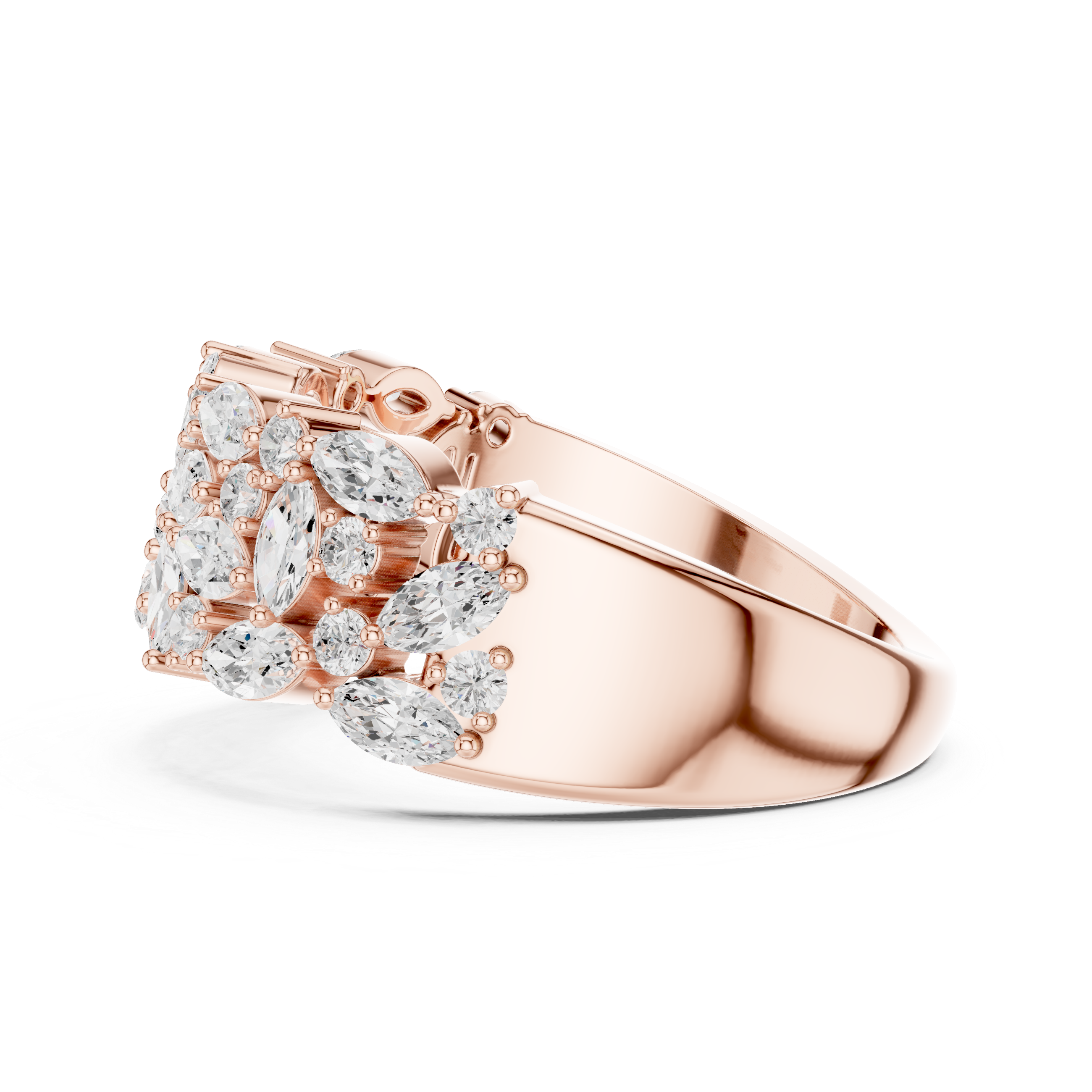 Asymmetric Balance Lab Grown Diamond Ring