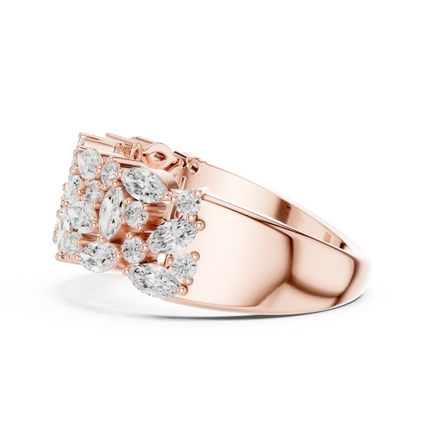 Asymmetric Balance Lab Grown Diamond Ring