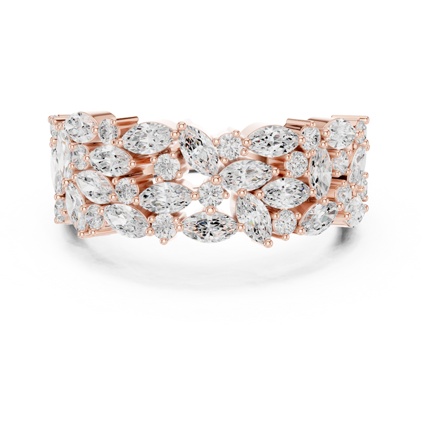Asymmetric Balance Lab Grown Diamond Ring