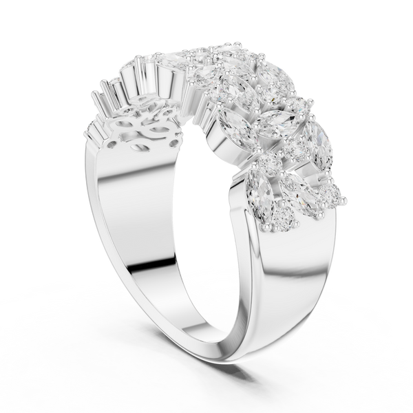 Asymmetric Balance Lab Grown Diamond Ring