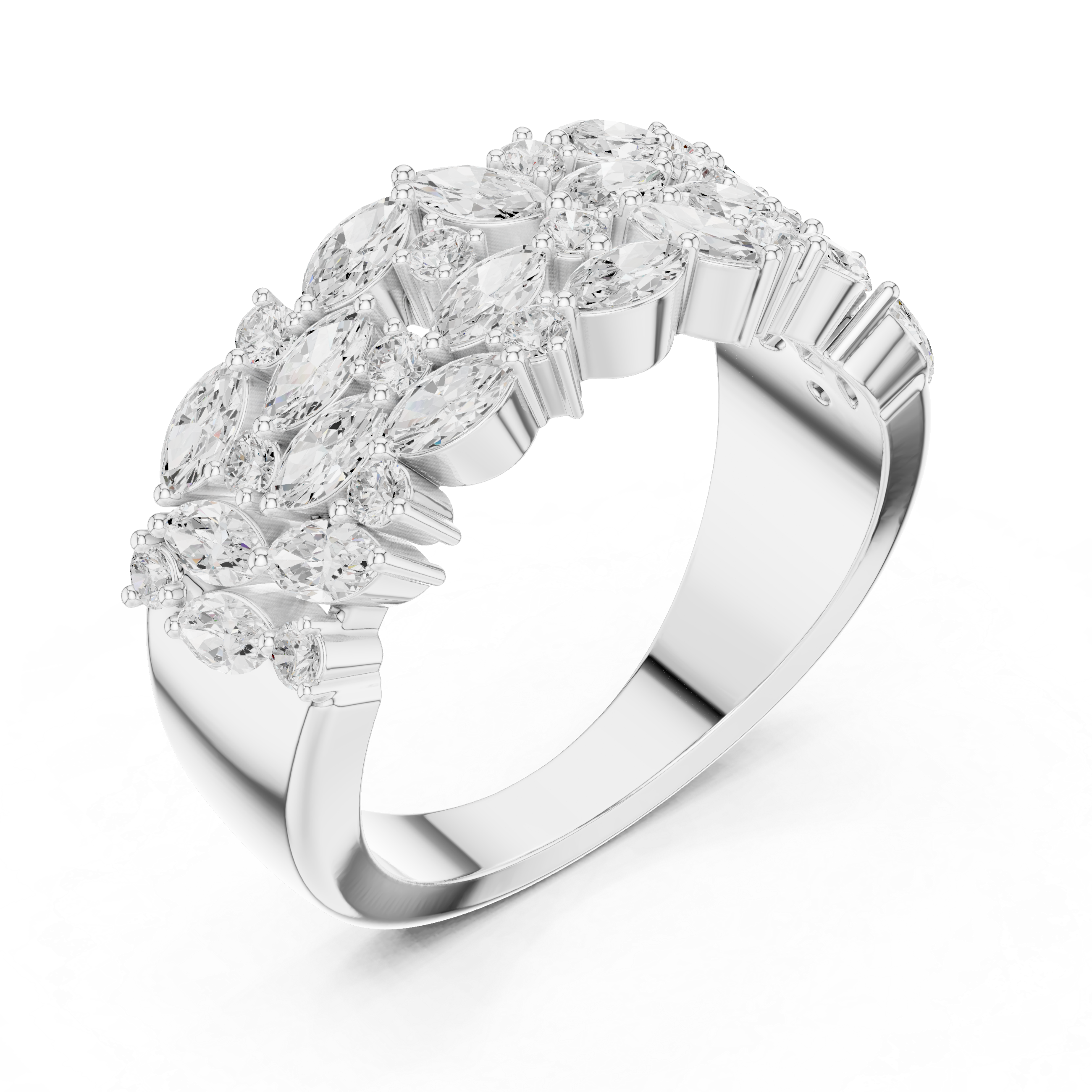 Asymmetric Balance Lab Grown Diamond Ring