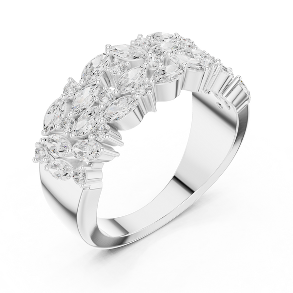 Asymmetric Balance Lab Grown Diamond Ring