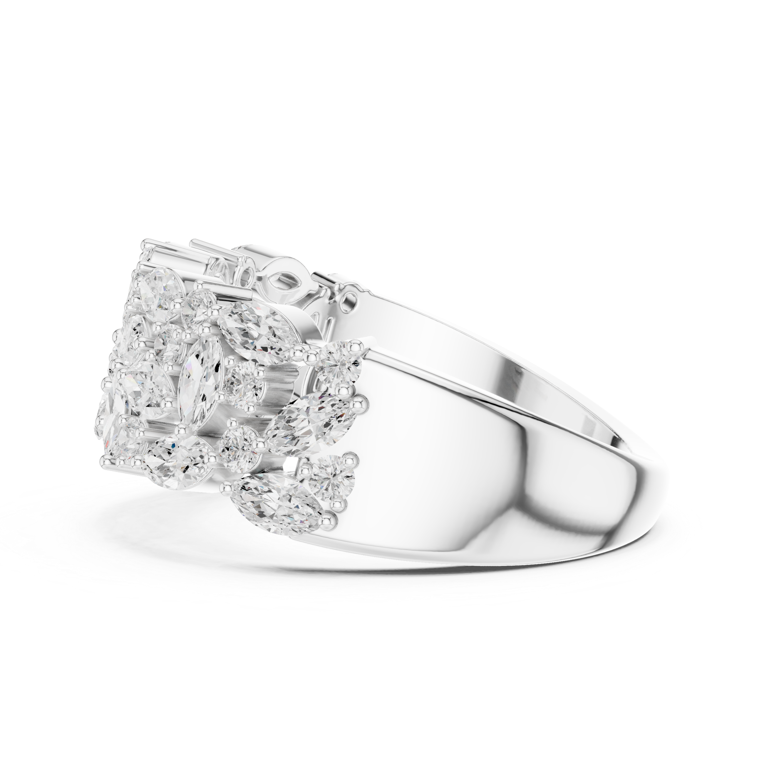Asymmetric Balance Lab Grown Diamond Ring