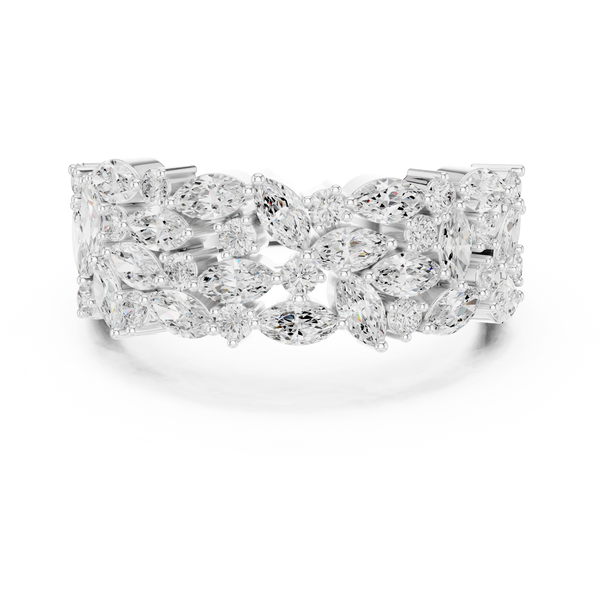 Asymmetric Balance Lab Grown Diamond Ring