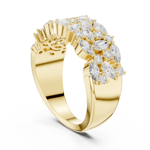 Asymmetric Balance Lab Grown Diamond Ring