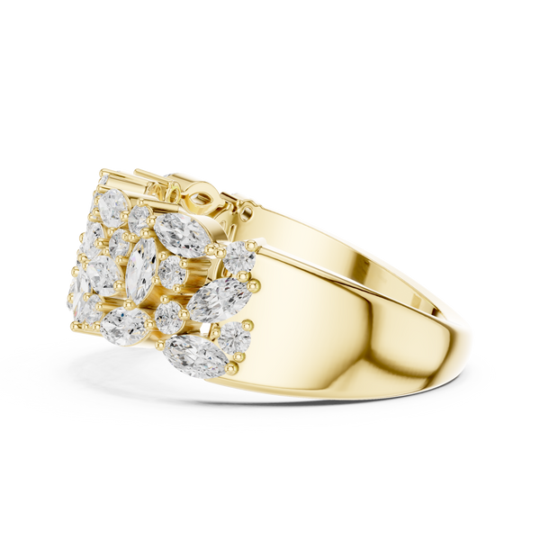 Asymmetric Balance Lab Grown Diamond Ring