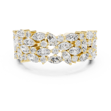 Asymmetric Balance Lab Grown Diamond Ring