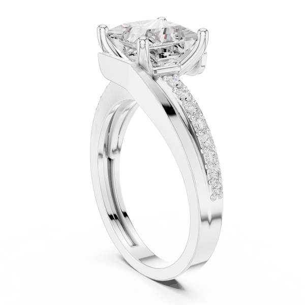 Shared Prong Lab Grown Diamond Ring
