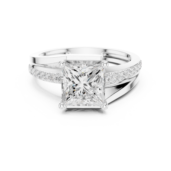 Shared Prong Lab Grown Diamond Ring