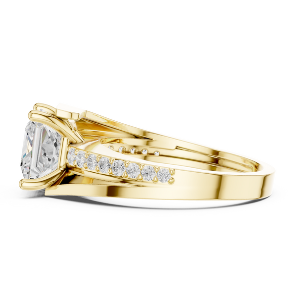 Shared Prong Lab Grown Diamond Ring