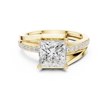Shared Prong Lab Grown Diamond Ring