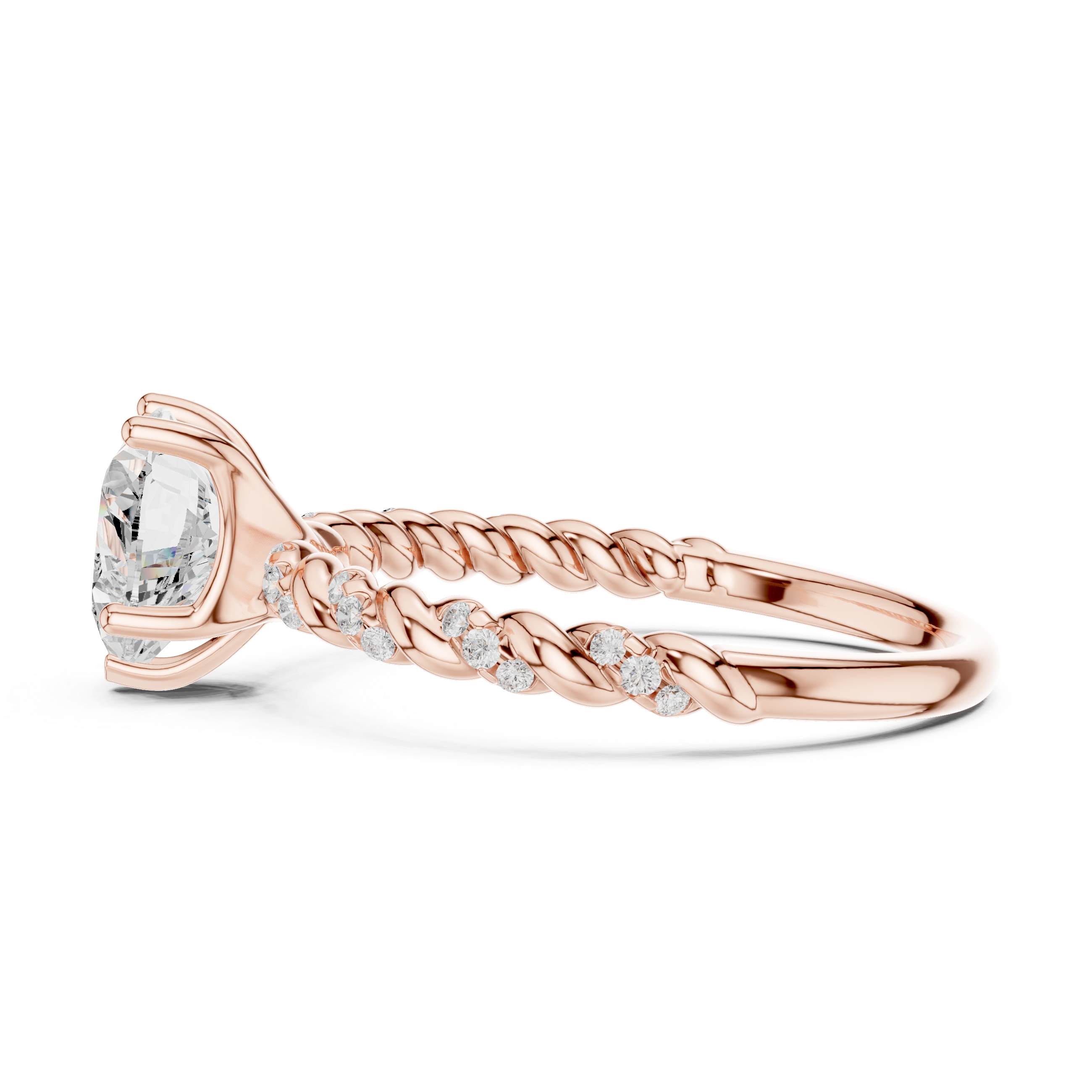 Organic Branch Lab Grown Diamond Ring