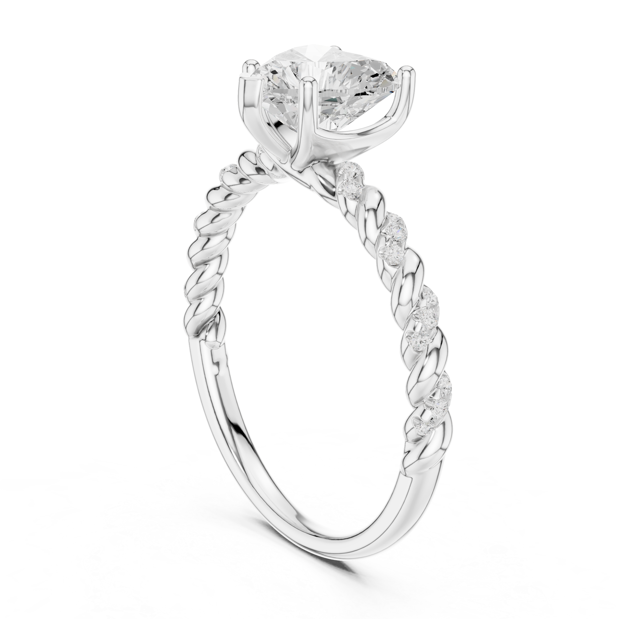 Organic Branch Lab Grown Diamond Ring