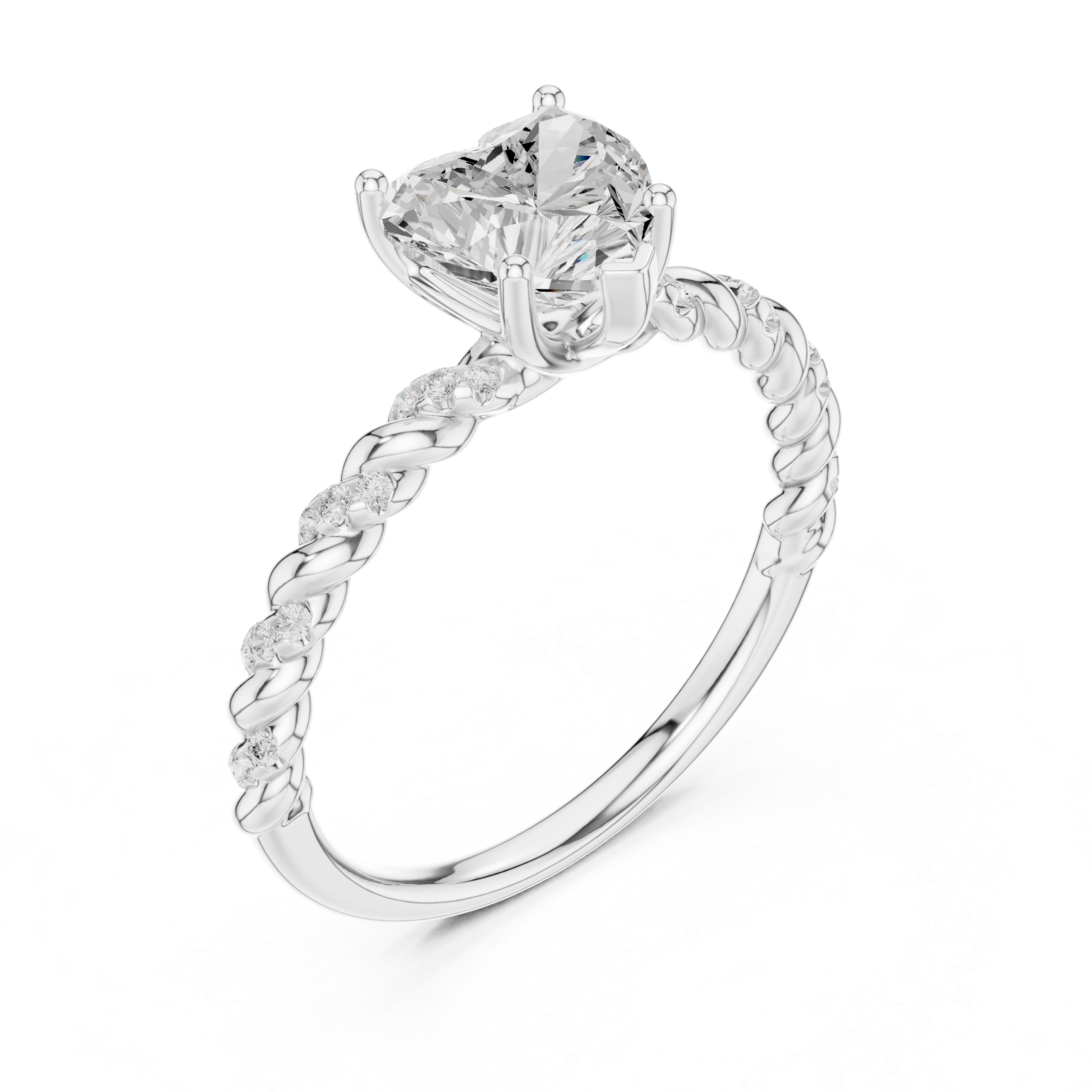 Organic Branch Lab Grown Diamond Ring