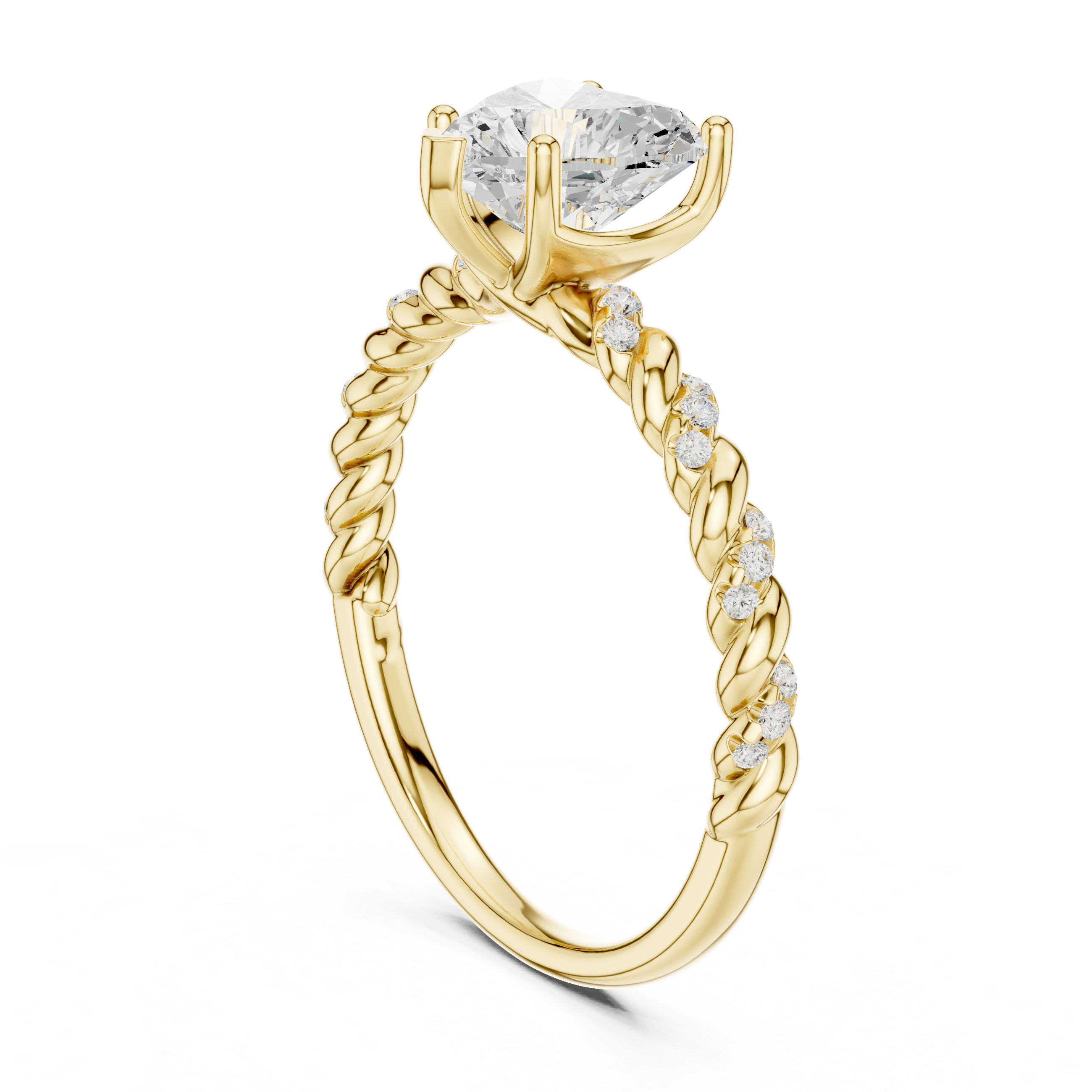 Organic Branch Lab Grown Diamond Ring