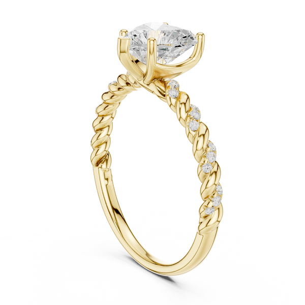 Organic Branch Lab Grown Diamond Ring