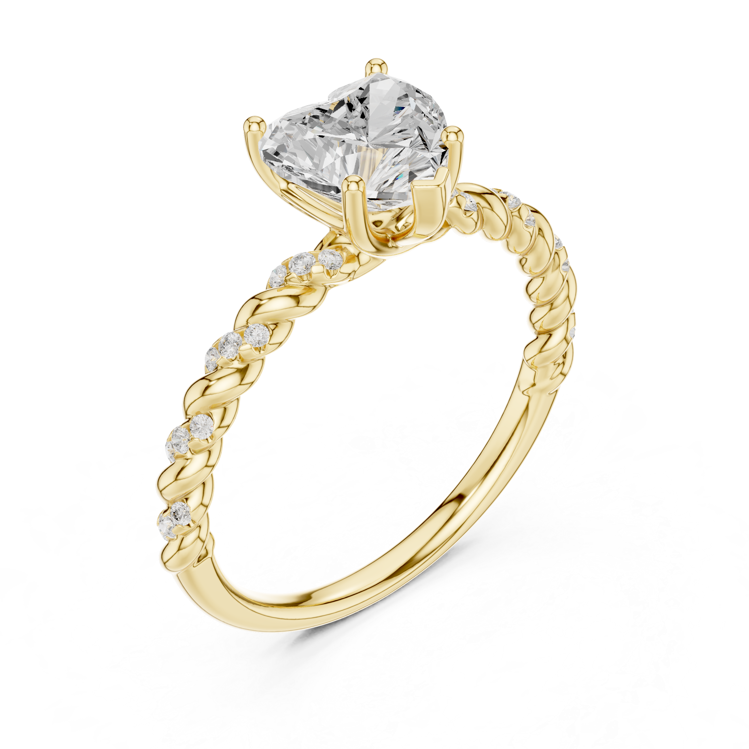 Organic Branch Lab Grown Diamond Ring