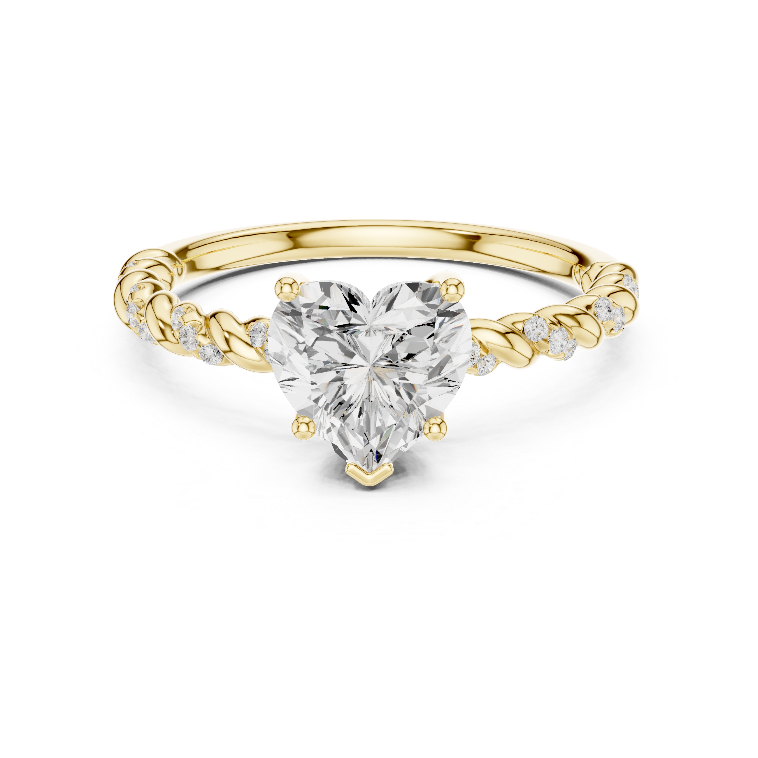 Organic Branch Lab Grown Diamond Ring