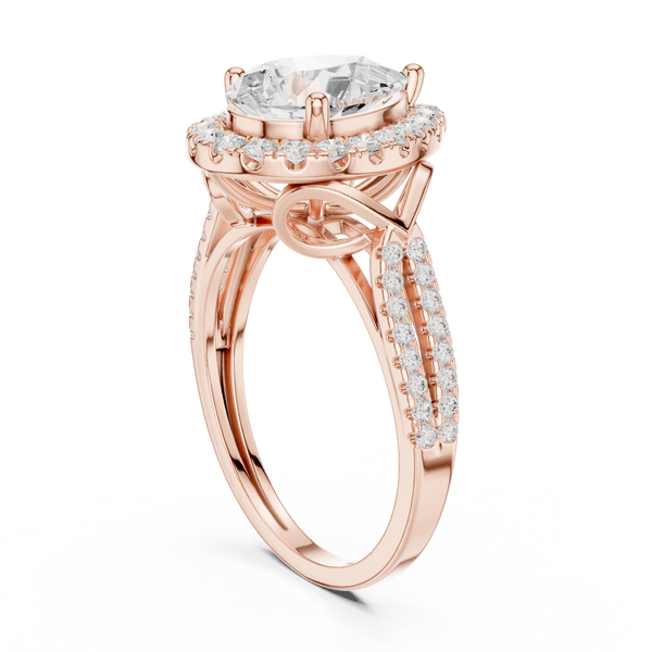 Claw Prongs Lab Grown Diamond Ring