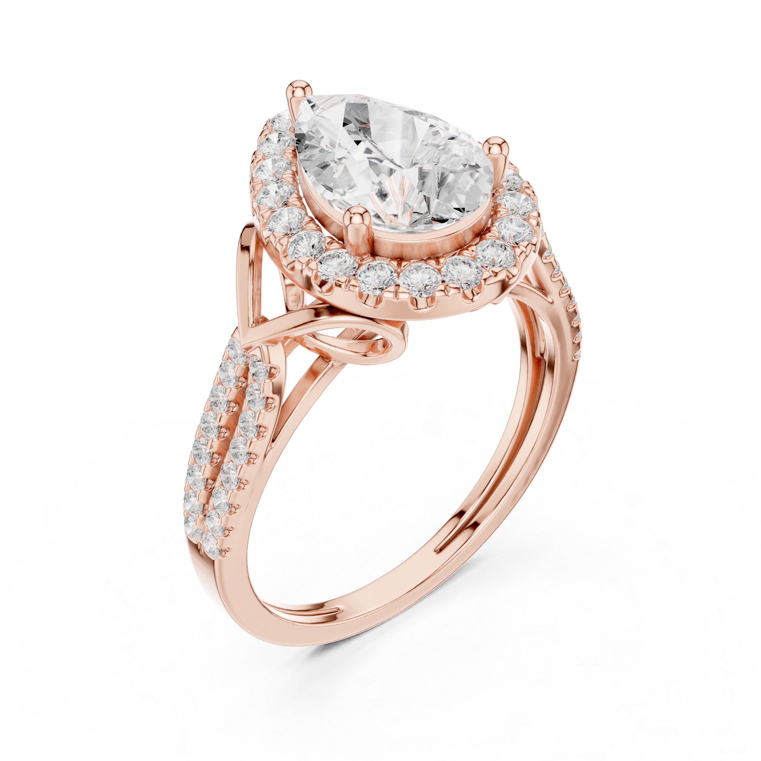 Claw Prongs Lab Grown Diamond Ring