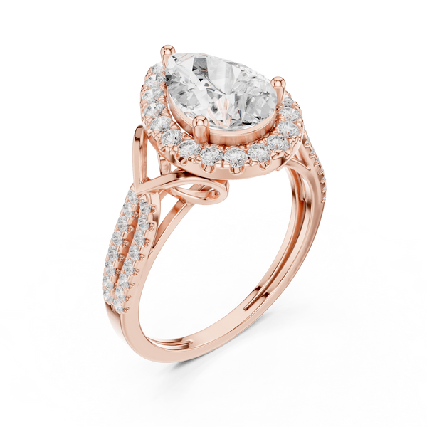 Claw Prongs Lab Grown Diamond Ring