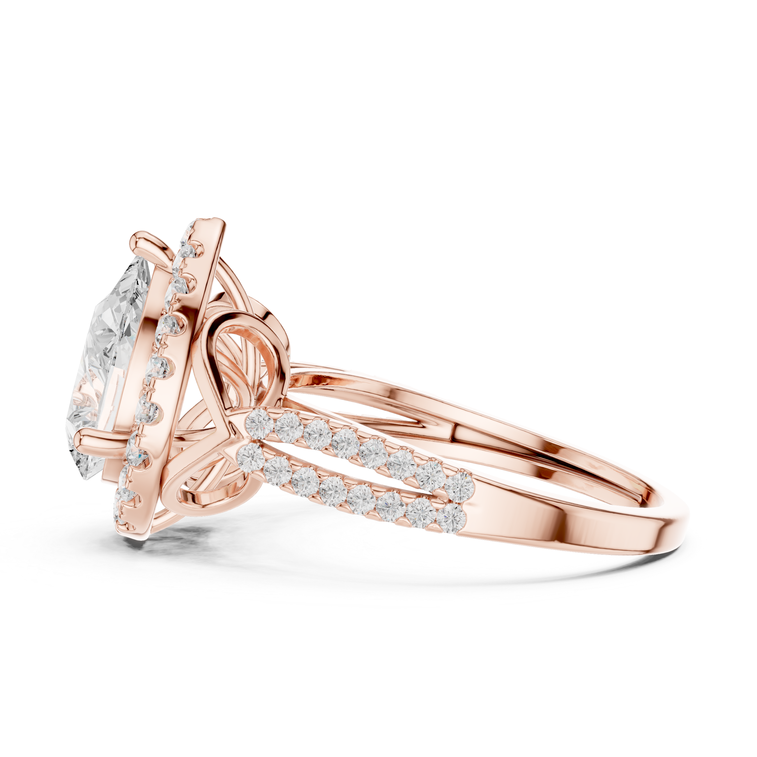Claw Prongs Lab Grown Diamond Ring