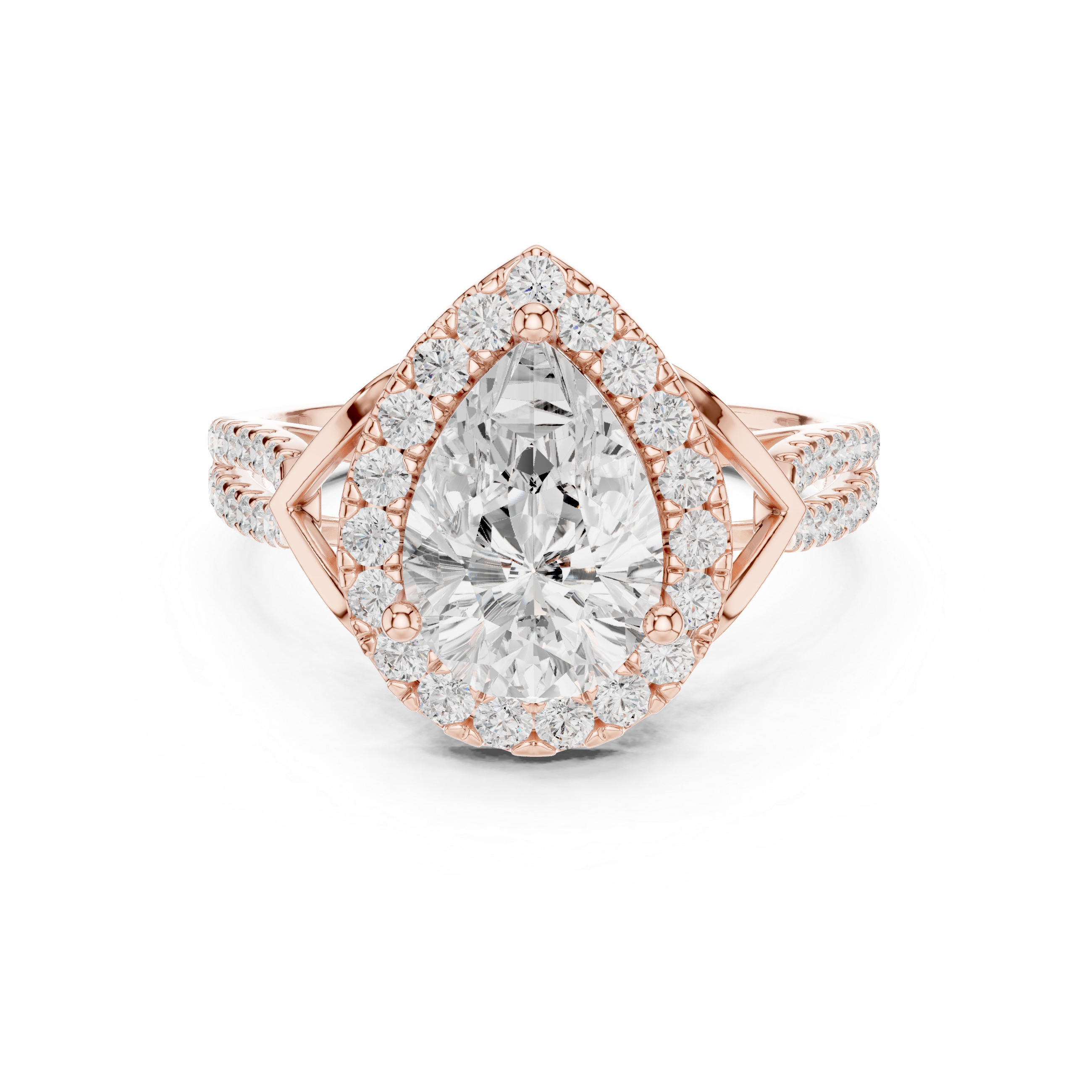 Claw Prongs Lab Grown Diamond Ring
