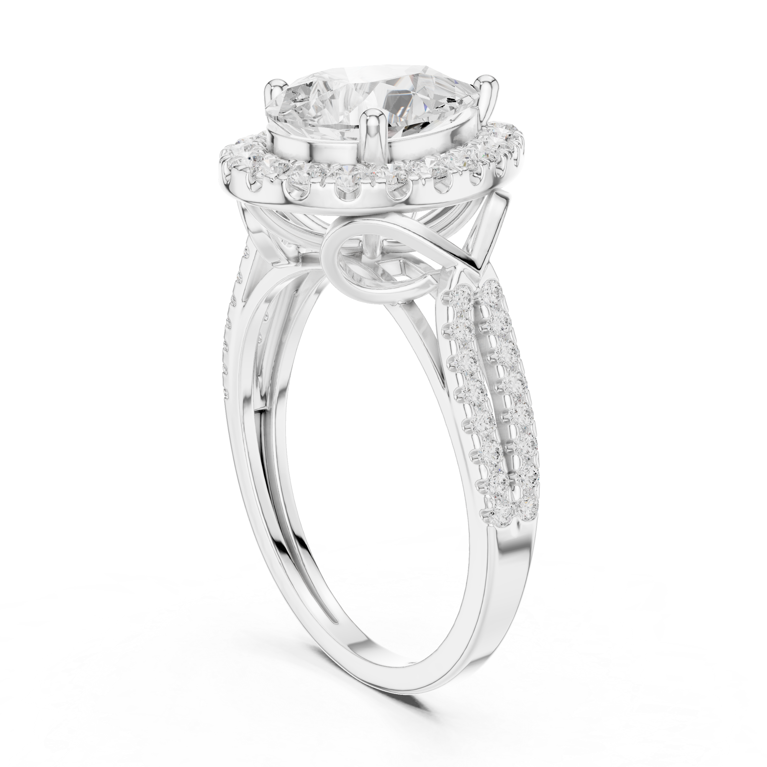 Claw Prongs Lab Grown Diamond Ring