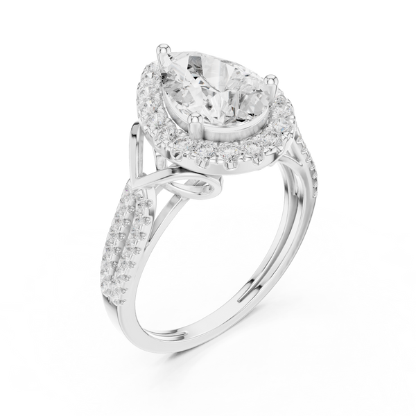 Claw Prongs Lab Grown Diamond Ring