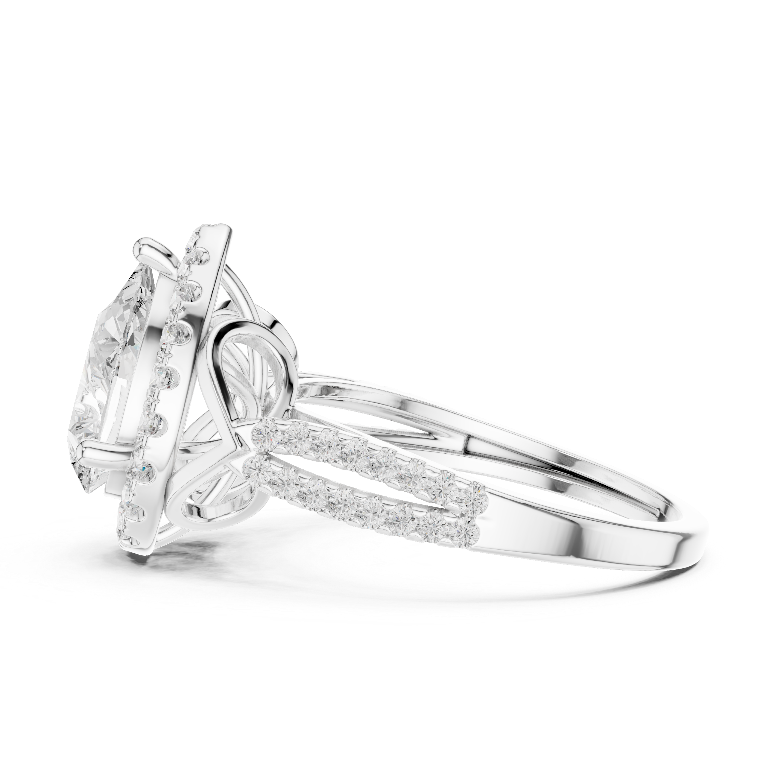 Claw Prongs Lab Grown Diamond Ring