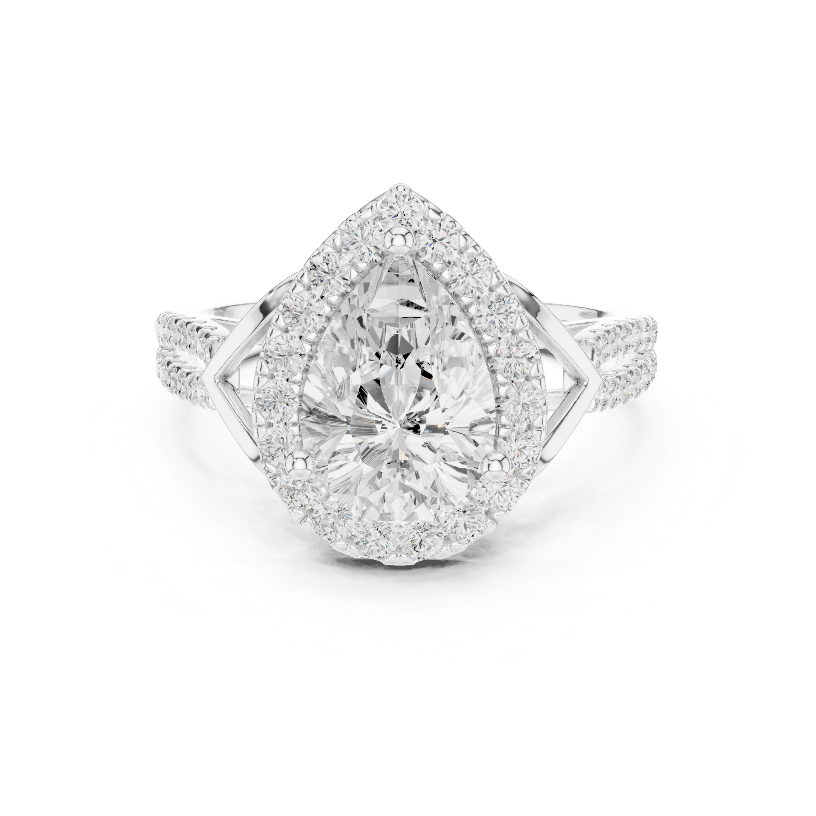 Claw Prongs Lab Grown Diamond Ring