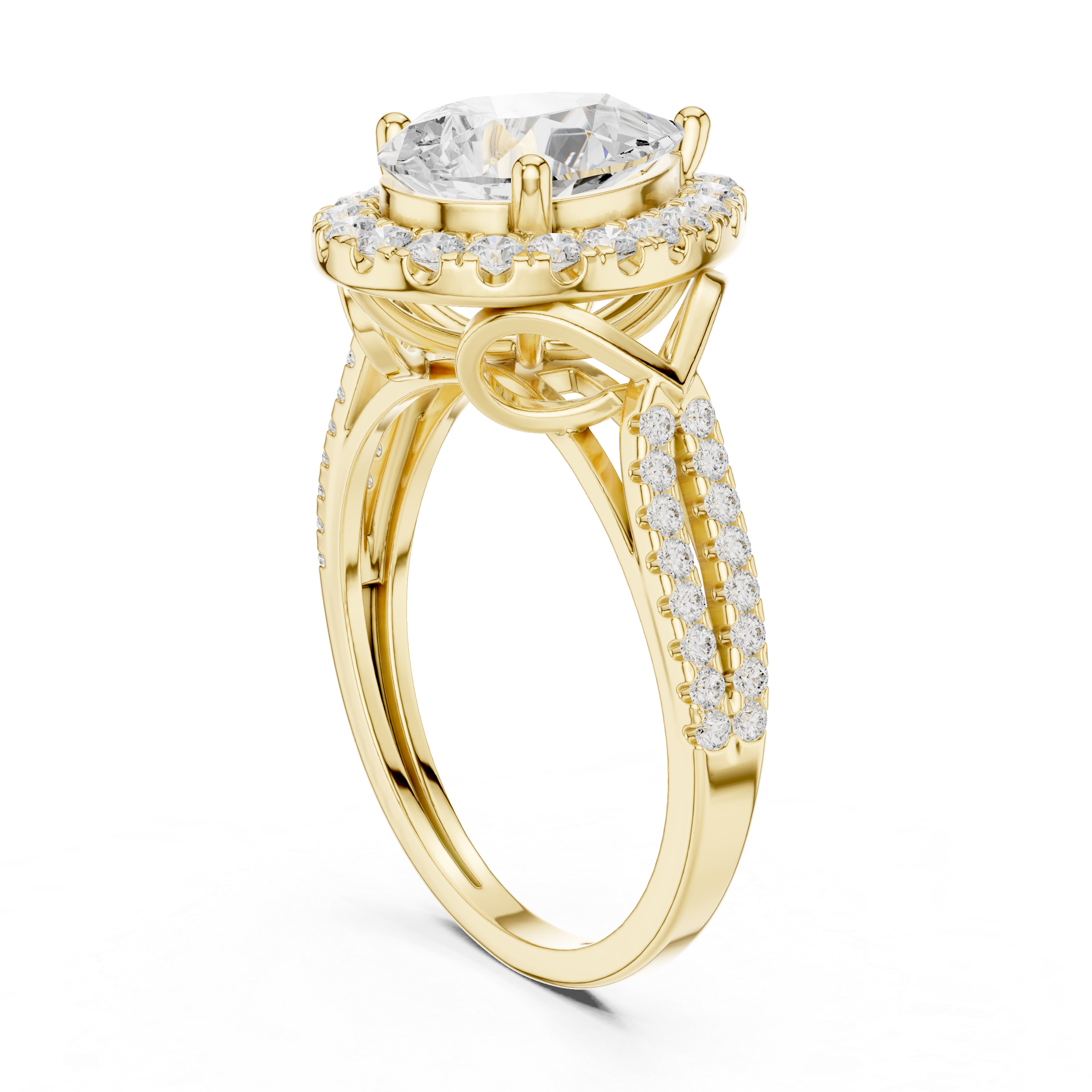 Claw Prongs Lab Grown Diamond Ring
