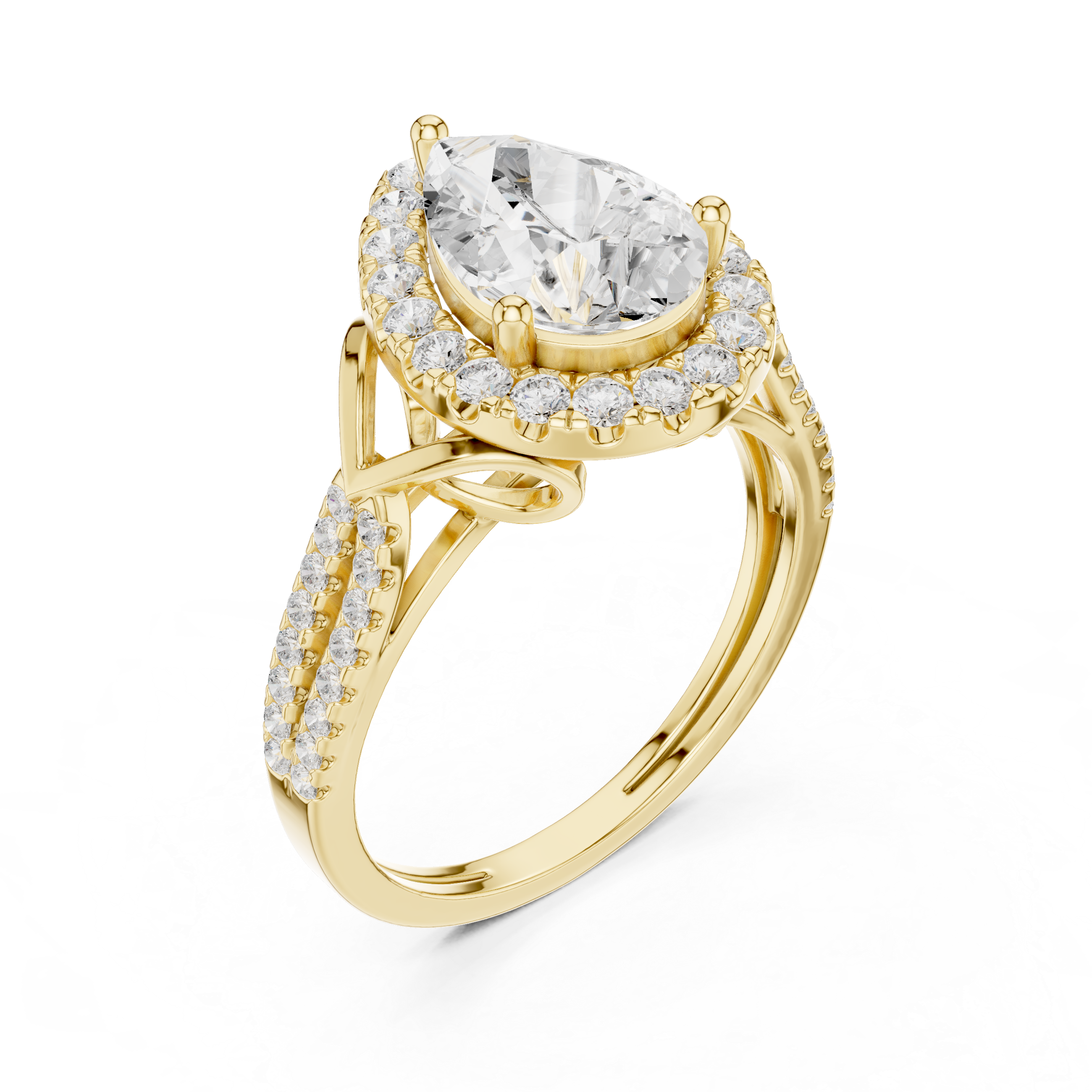 Claw Prongs Lab Grown Diamond Ring