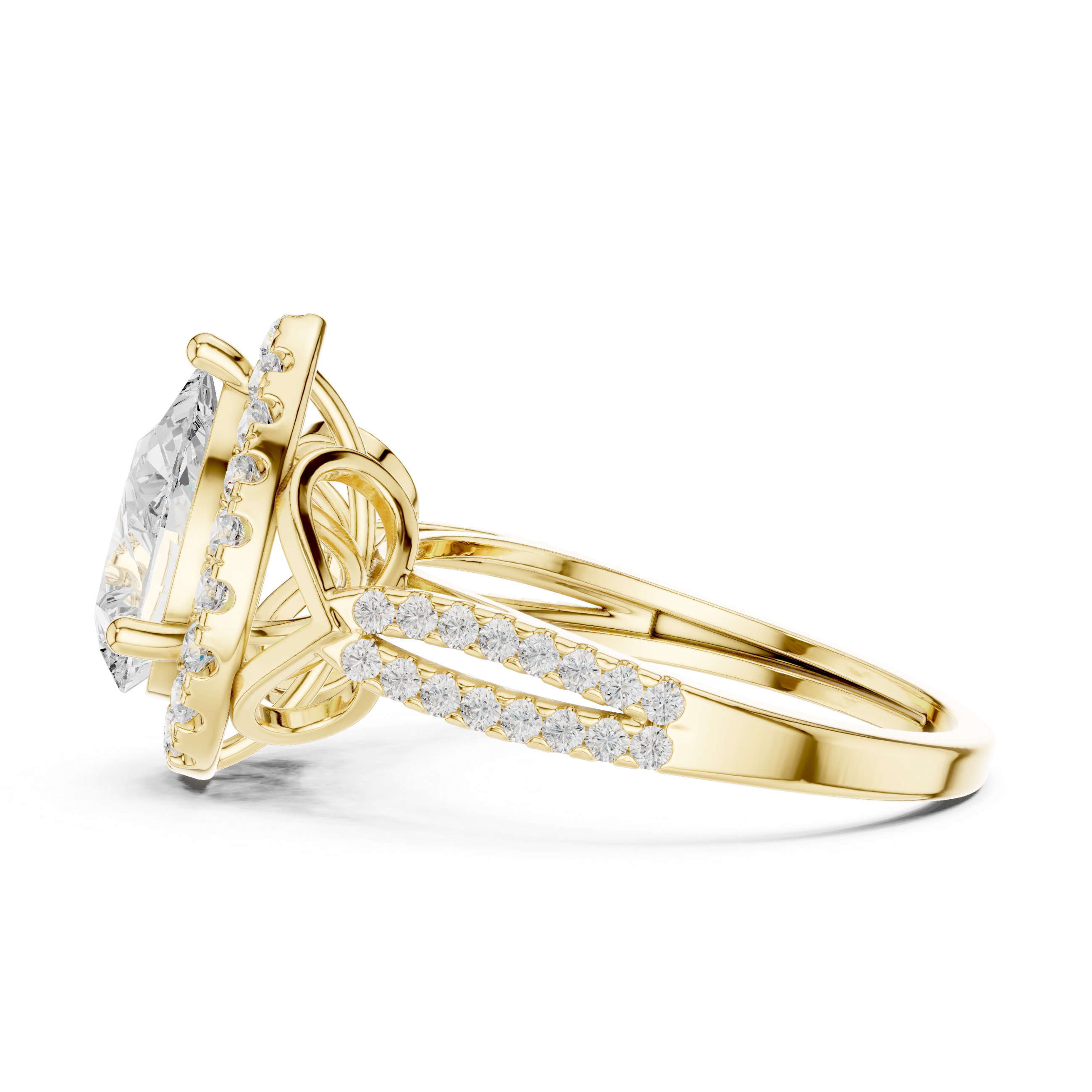 Claw Prongs Lab Grown Diamond Ring
