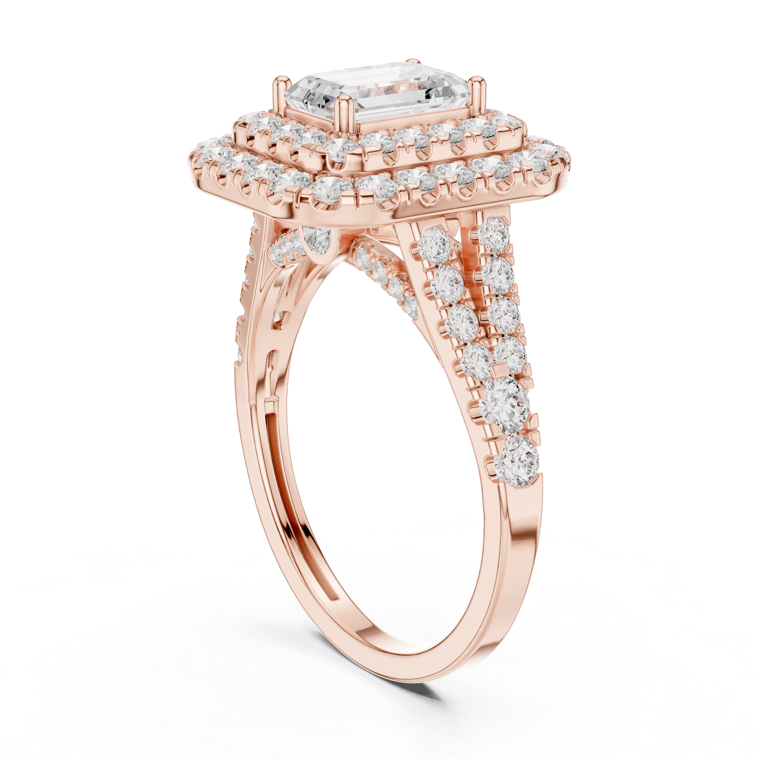 Sculpted Wave Lab Grown Diamond Ring