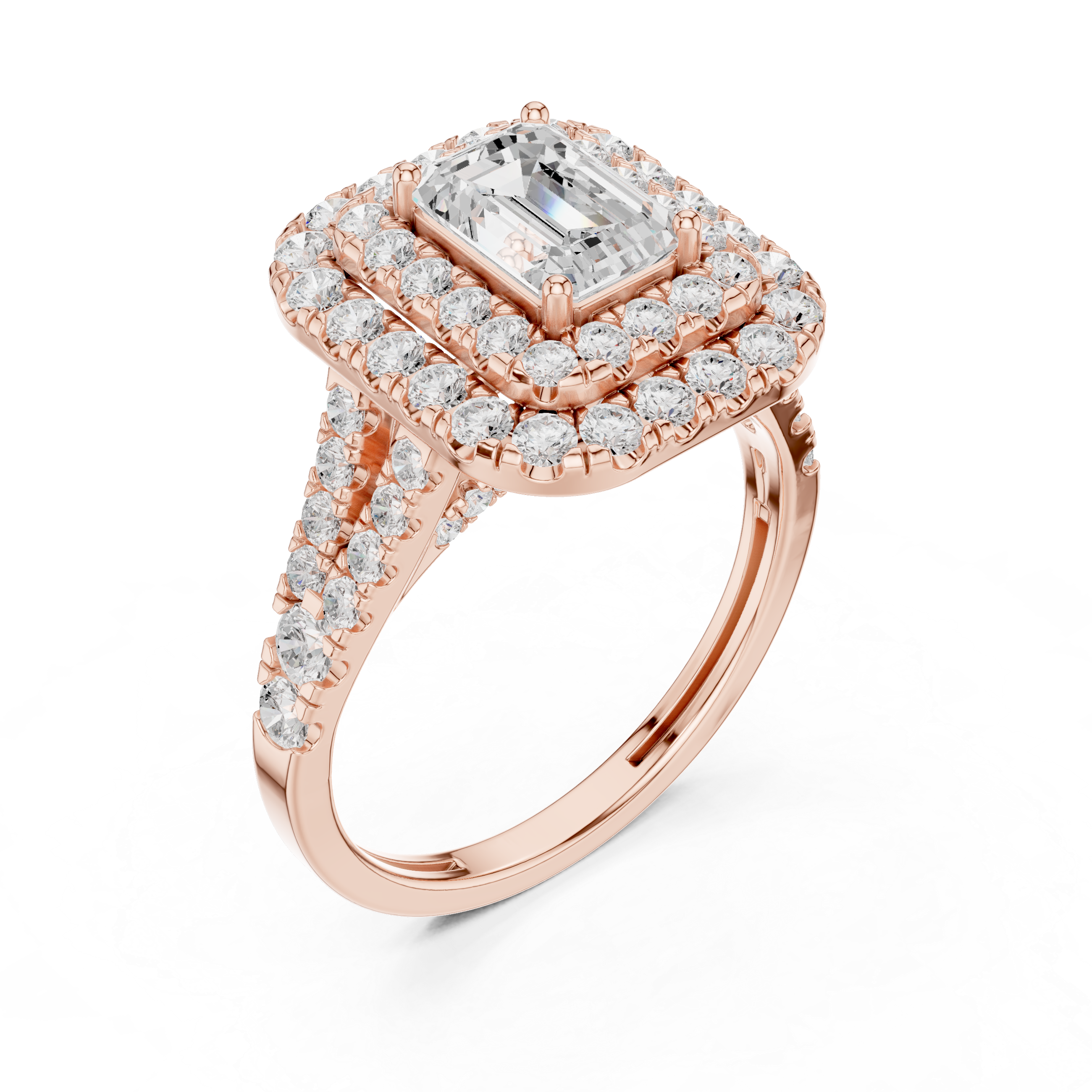 Sculpted Wave Lab Grown Diamond Ring