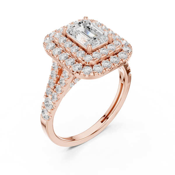 Sculpted Wave Lab Grown Diamond Ring