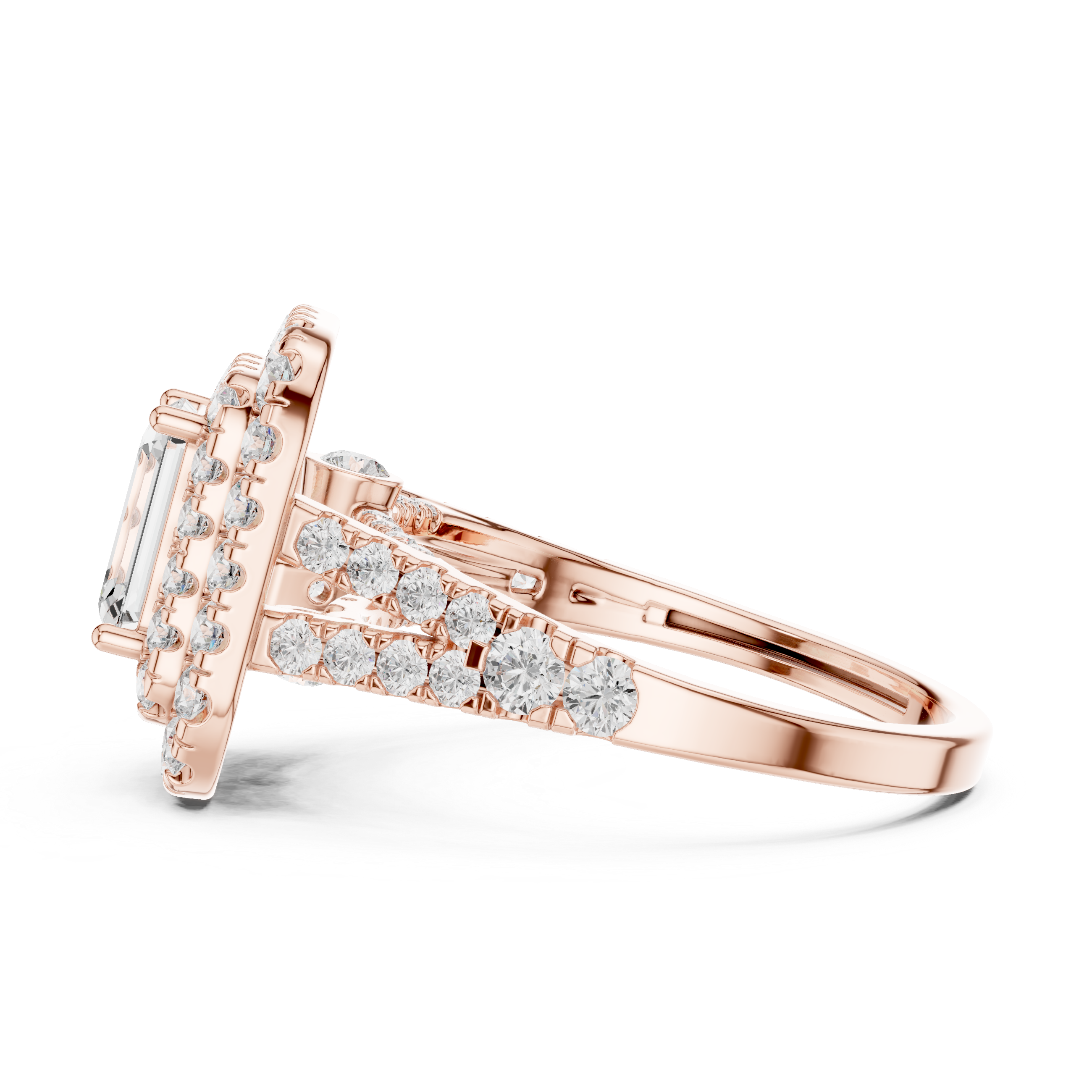 Sculpted Wave Lab Grown Diamond Ring