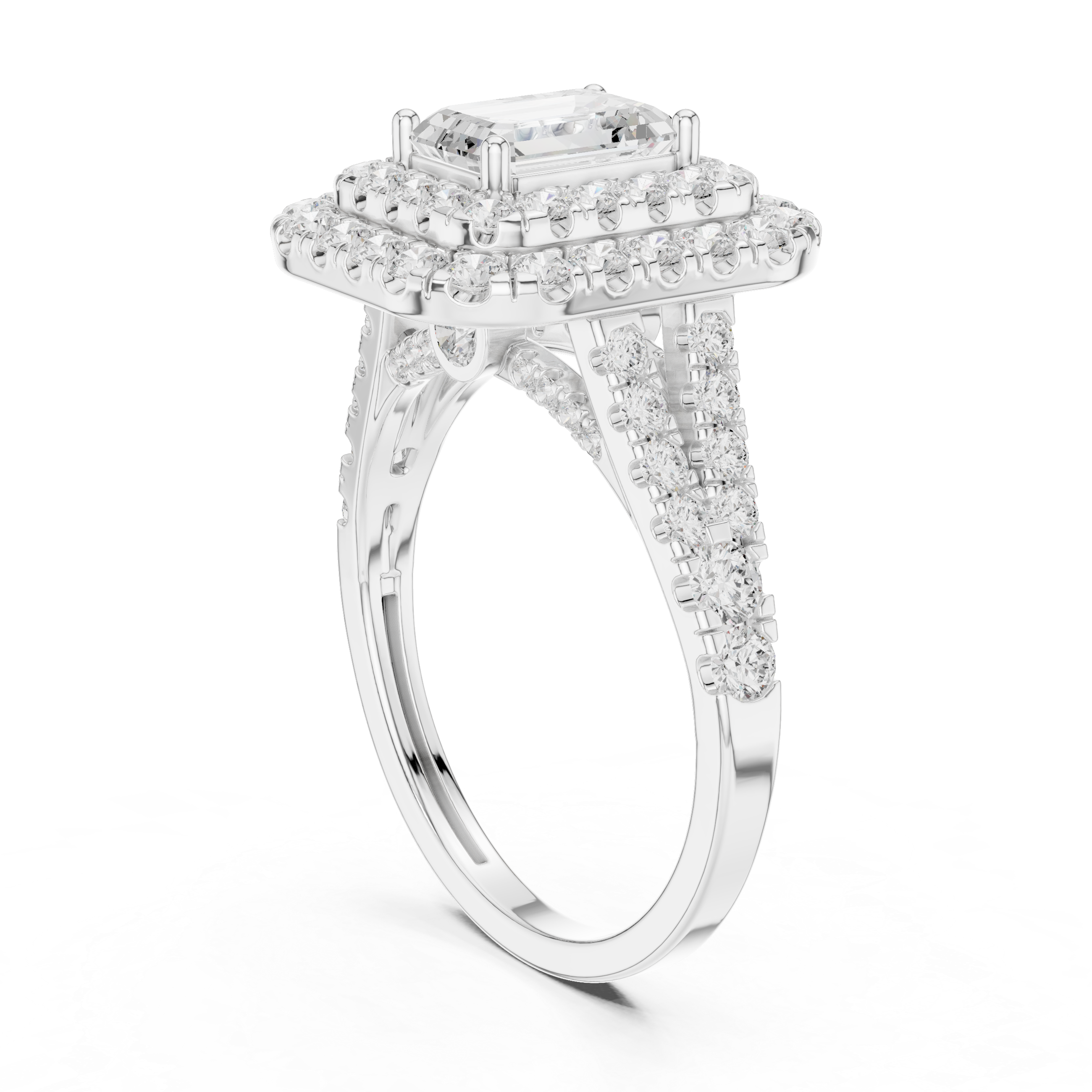 Sculpted Wave Lab Grown Diamond Ring