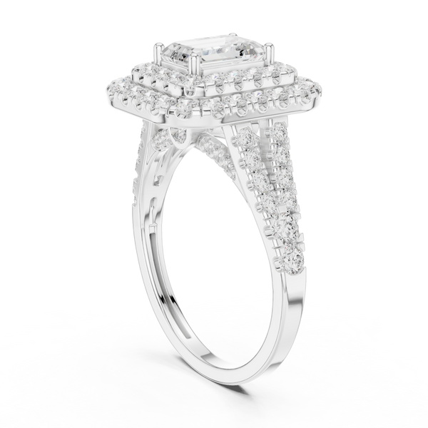 Sculpted Wave Lab Grown Diamond Ring