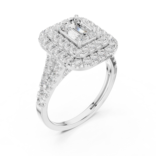 Sculpted Wave Lab Grown Diamond Ring
