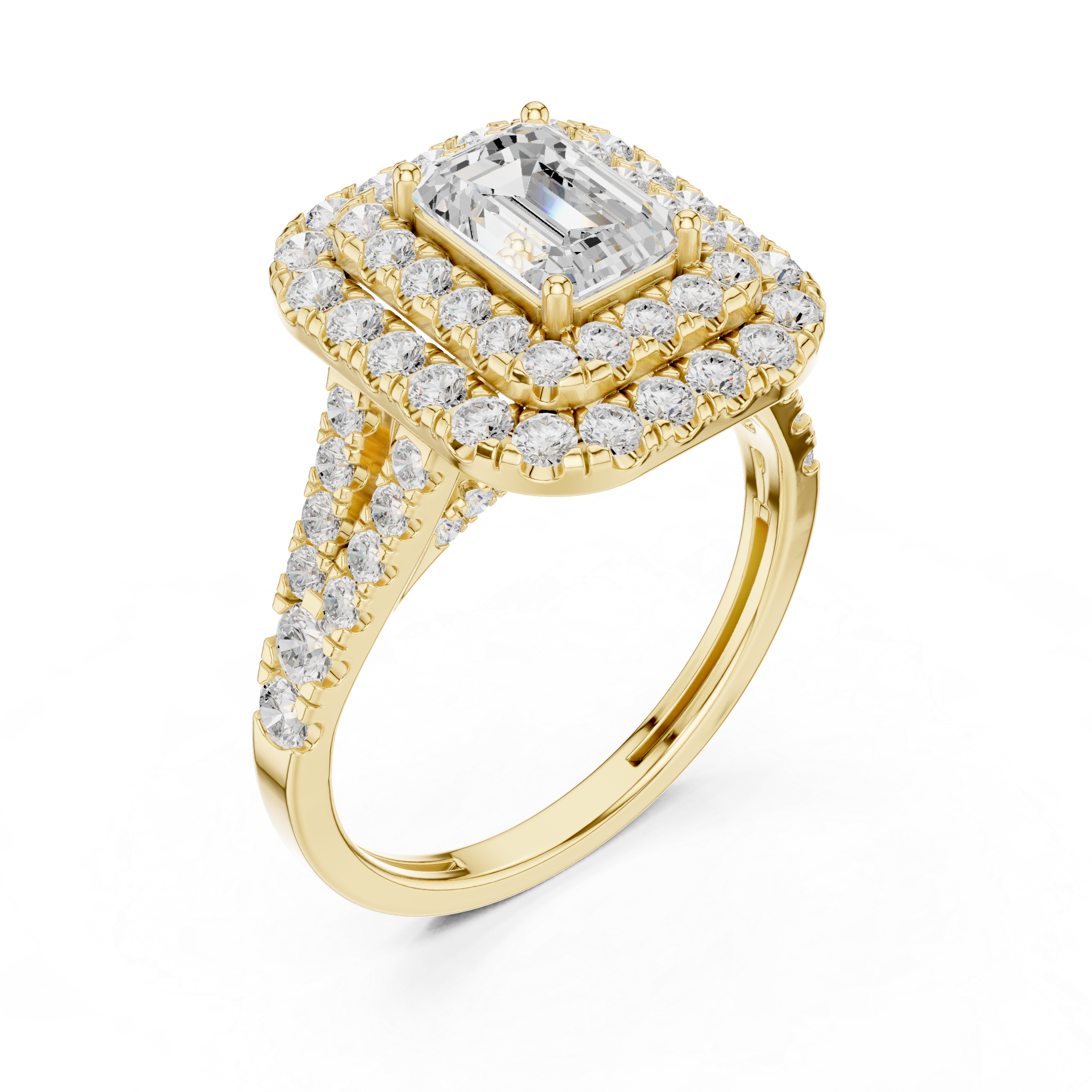 Sculpted Wave Lab Grown Diamond Ring