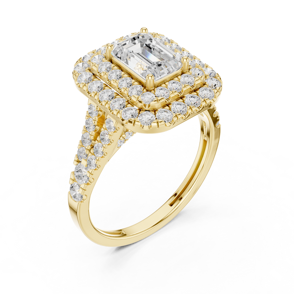 Sculpted Wave Lab Grown Diamond Ring