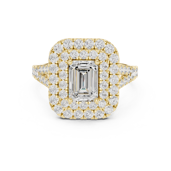 Sculpted Wave Lab Grown Diamond Ring