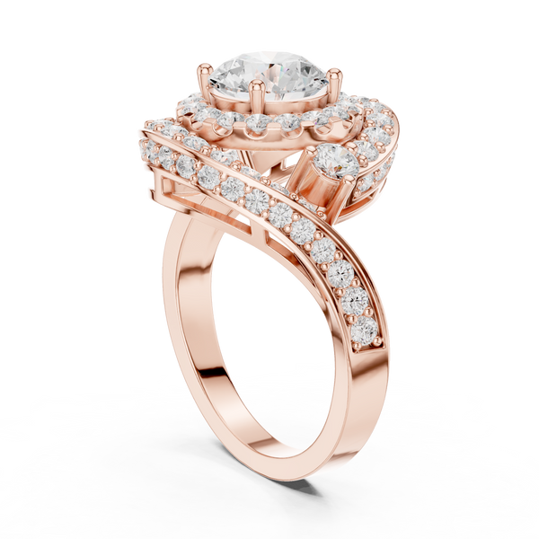 Square Frame Lab Grown Diamond Ring