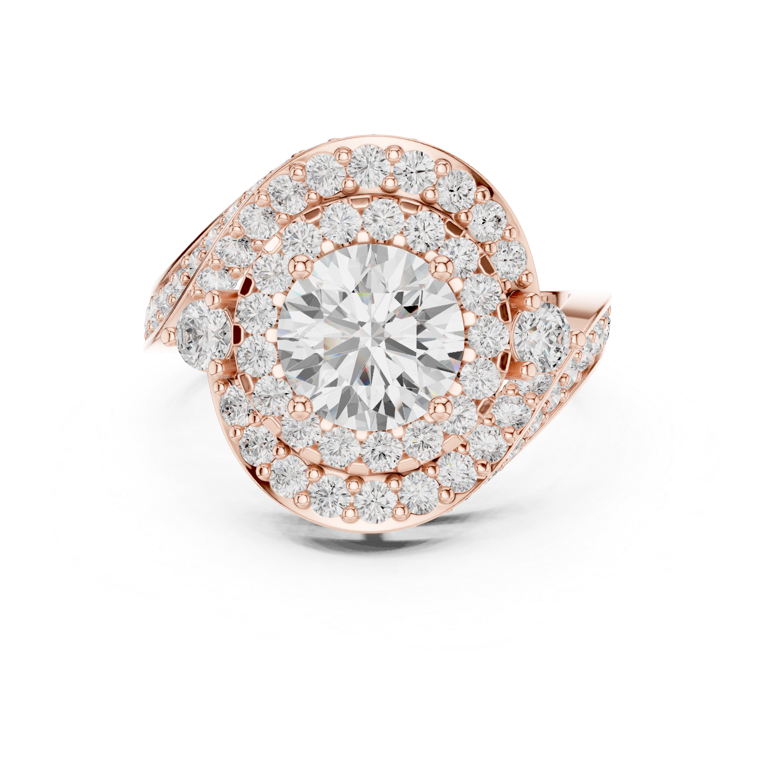 Square Frame Lab Grown Diamond Ring