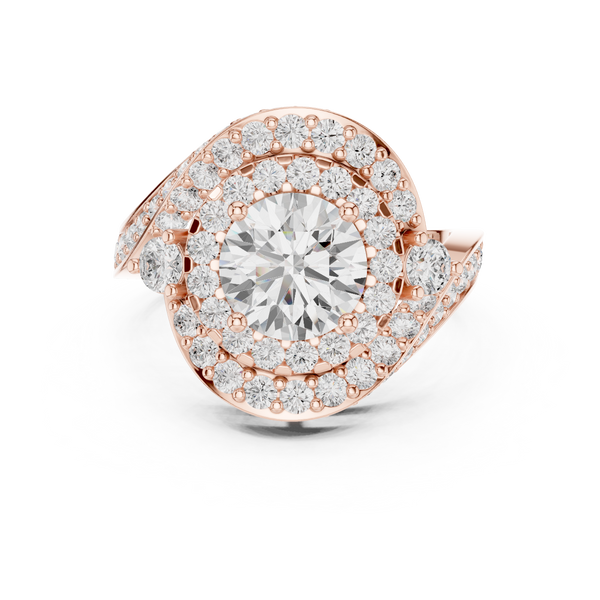Square Frame Lab Grown Diamond Ring